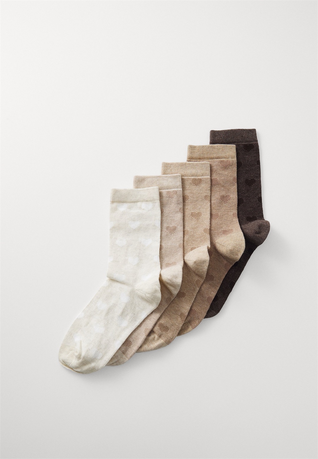 Anna Field 5 PACK - Socken - beige/light brown/beige