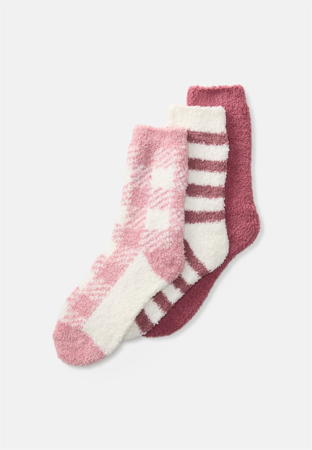 Anna Field 3 PACK - Socken - pink/white/pink
