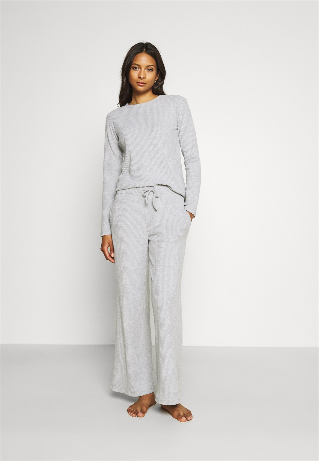 Anna Field Nachtwäsche Set - grey/grau