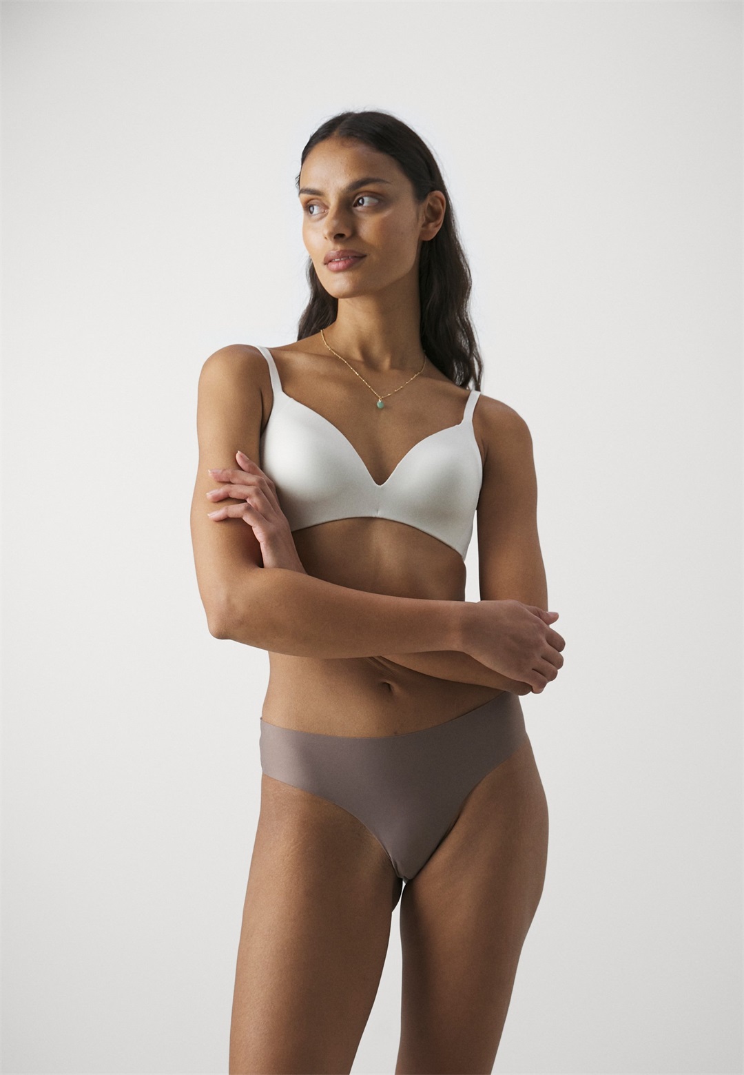 Anna Field SEAMLESS SLIP BRIEF 5 PACK - Slip - nude