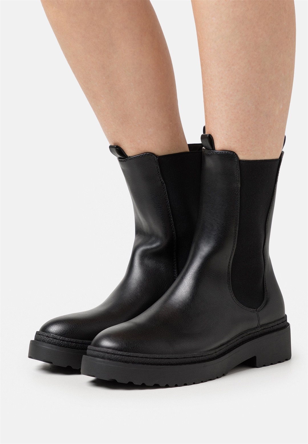 Anna Field Wide Fit Plateaustiefelette - black/schwarz