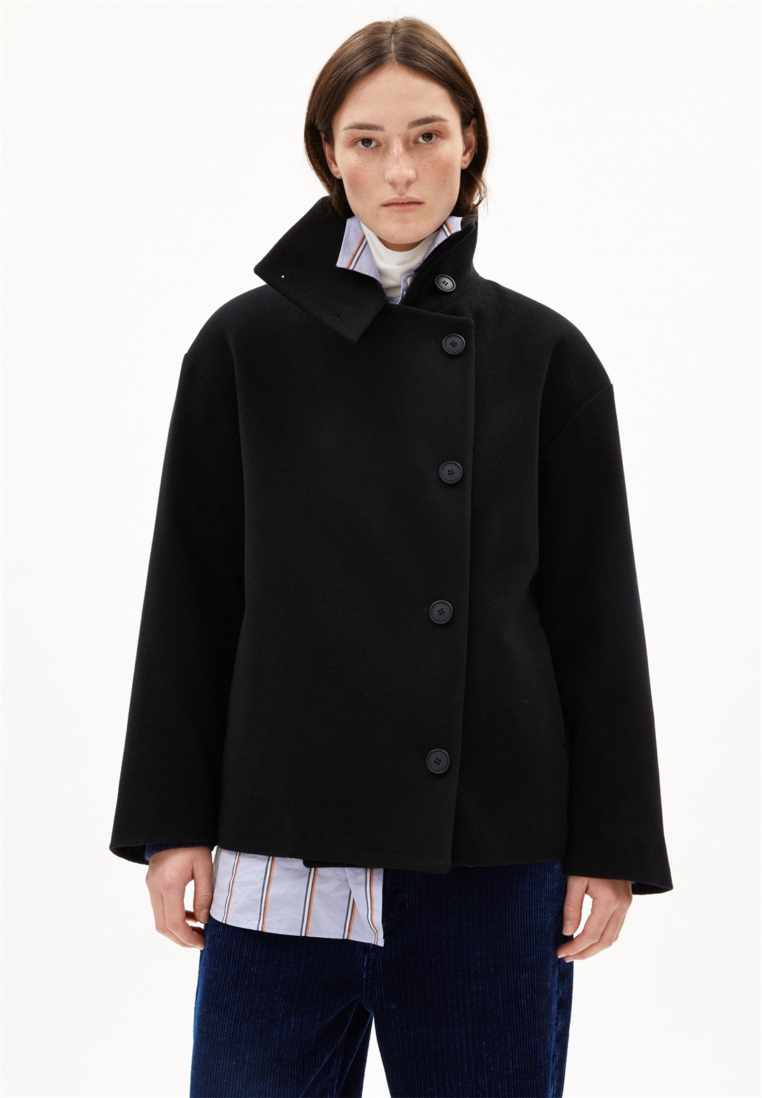 ARMEDANGELS MAJELAA - Übergangsjacke - black/schwarz