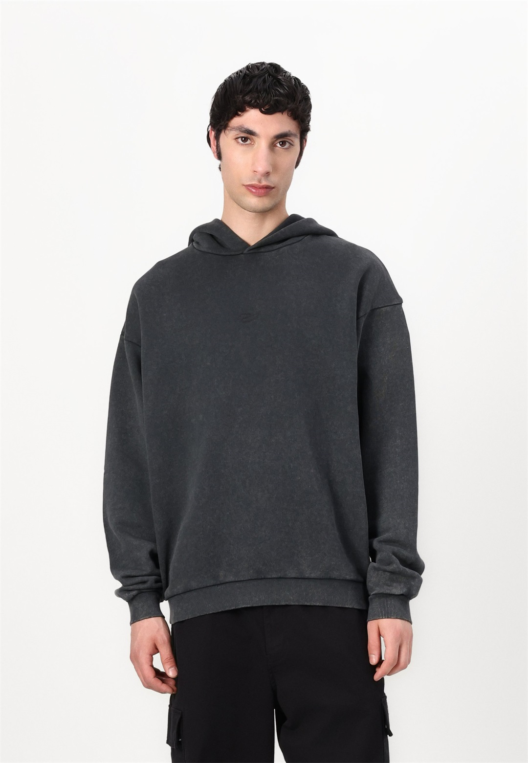 ARKK Copenhagen BOXY HOODIE UNISEX - Sweatshirt - black/schwarz