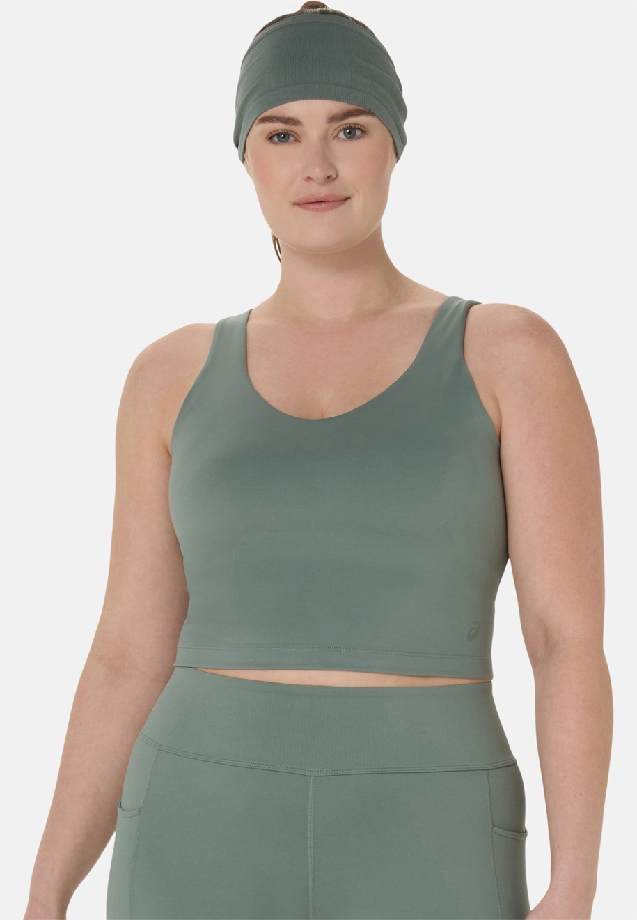 ASICS NAGINO FLEX - Sport-BH mit mittlerer Stützkraft - monument blue/blaugrau