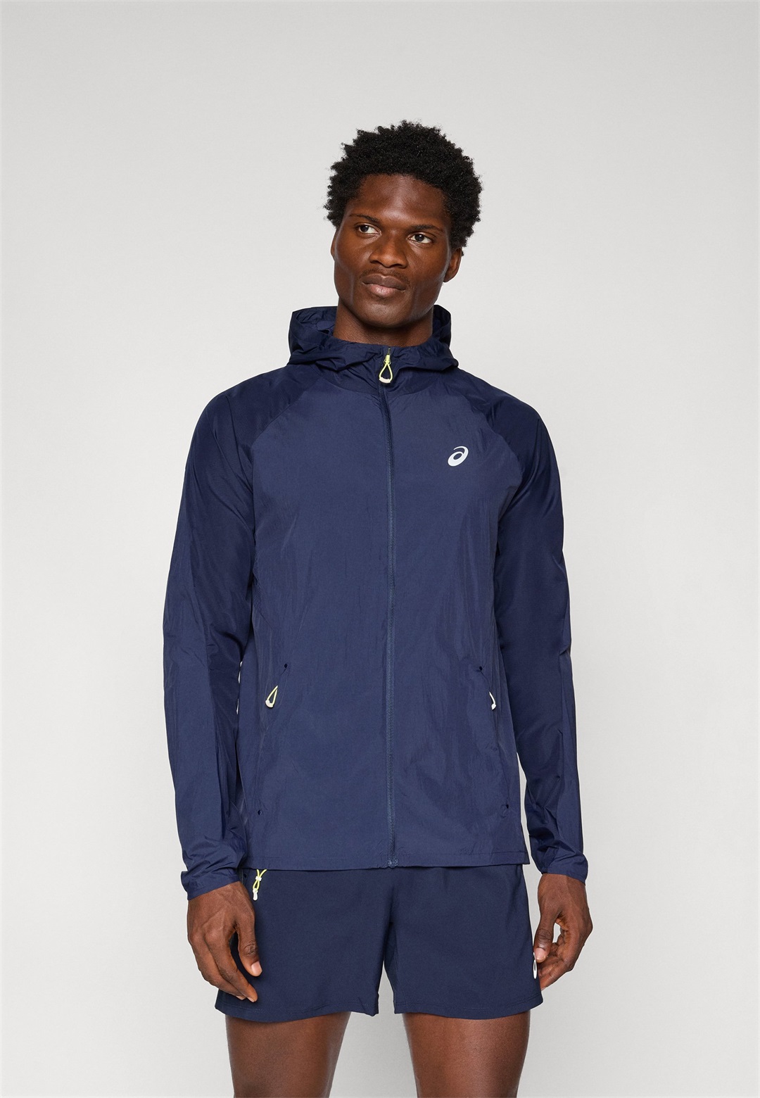ASICS ROAD PACKABLE JACKET - Windbreaker - midnight/dunkelblau