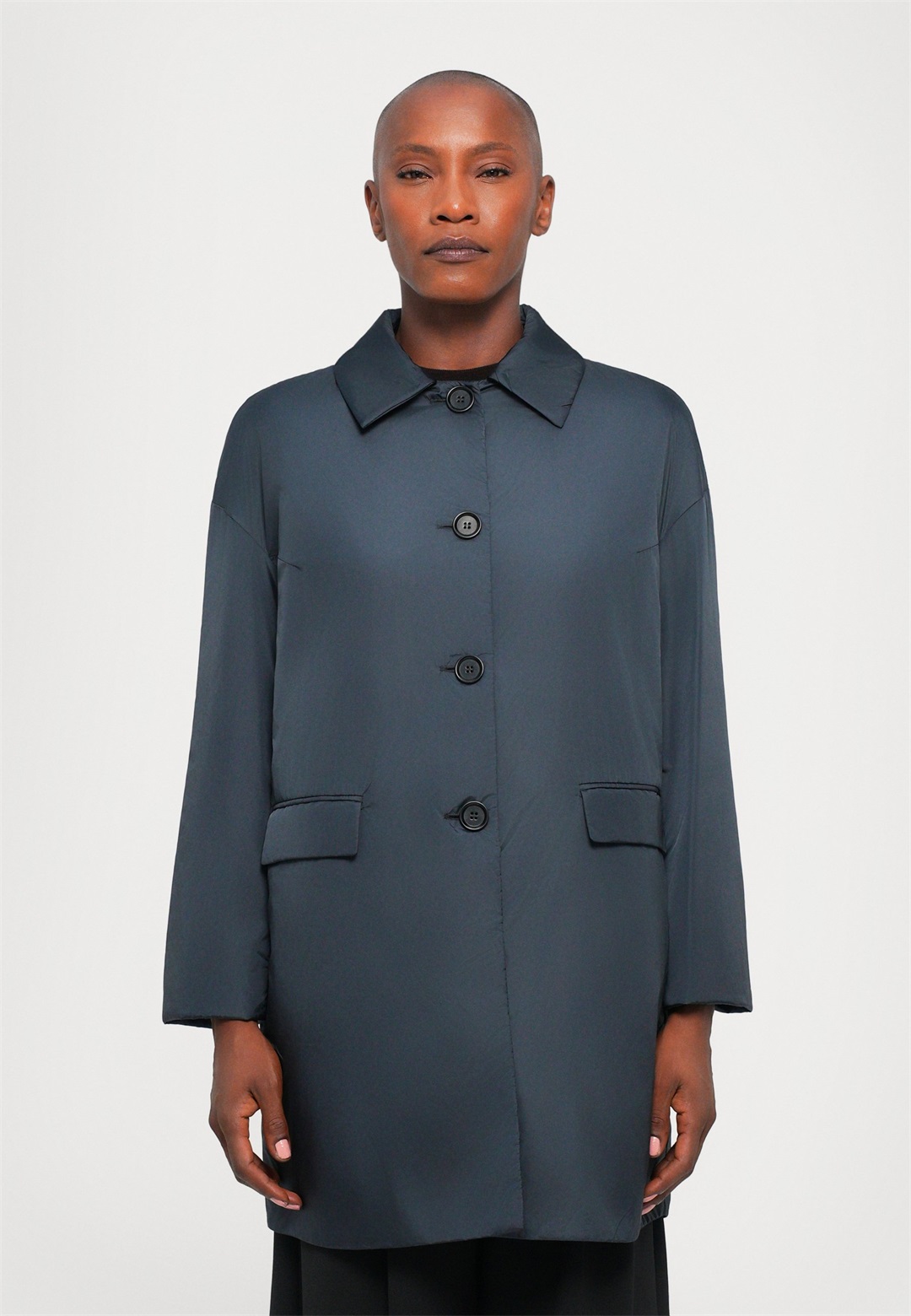 ASPESI TEENA - Klassischer Mantel - navy/dunkelblau