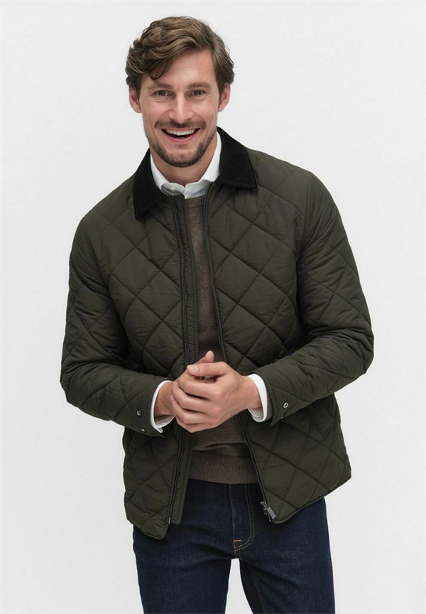 Bläck ARCHIE QUILTED - Übergangsjacke - dark green/grün