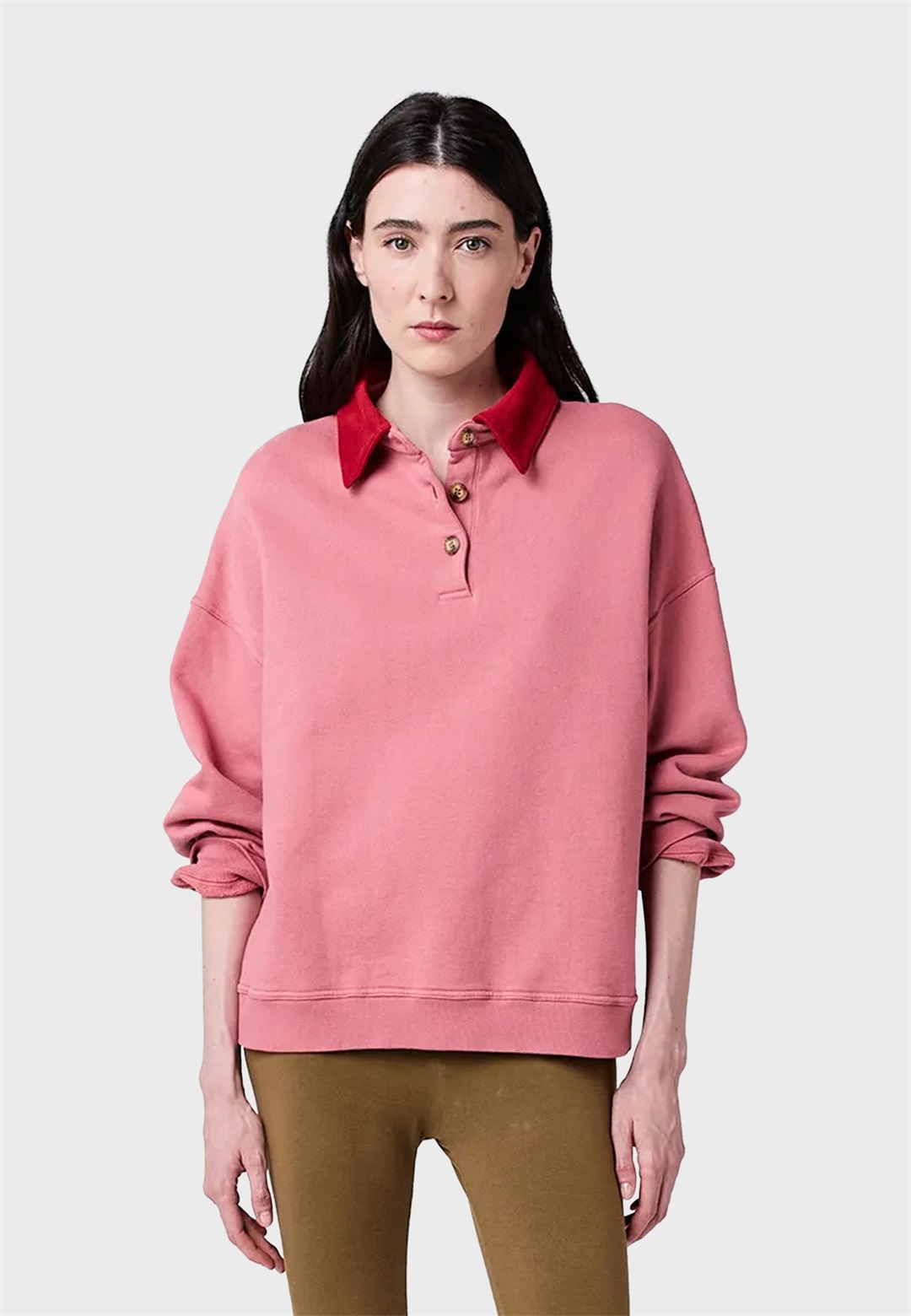 Bobo Choses COLOUR BLOCK - Sweatshirt - light pink/rosa