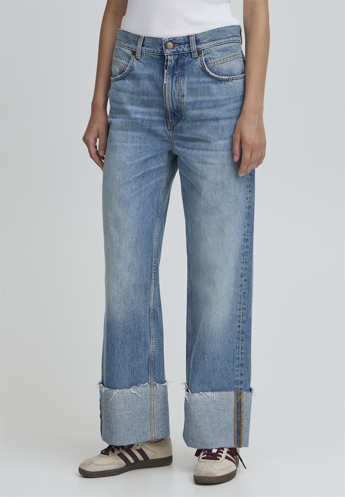 BALL BASERAFINA - Jeans Straight Leg - vintage meduim blue denim/blau