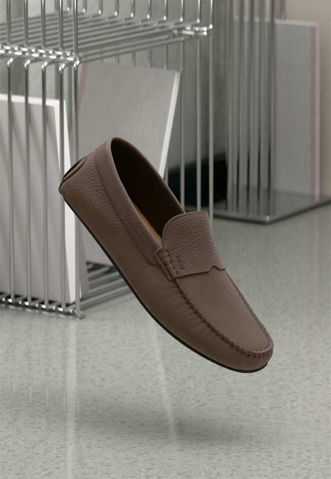 BOSS NOEL - Mokassin - dark brown/dunkelbraun