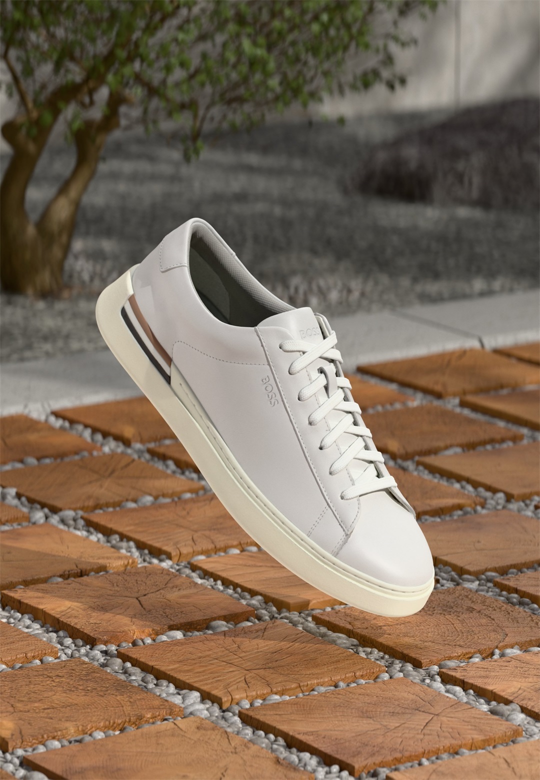 BOSS CLINT - Sneaker low - white/weiß