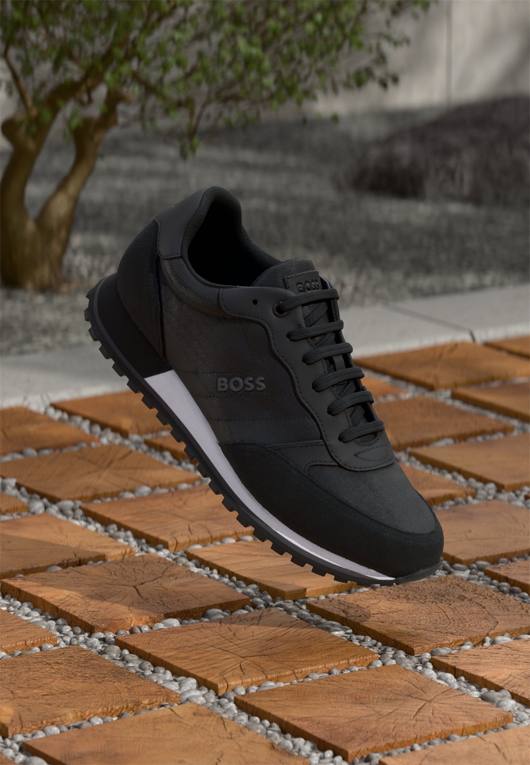 BOSS PARKOUR - Sneaker low - black/schwarz