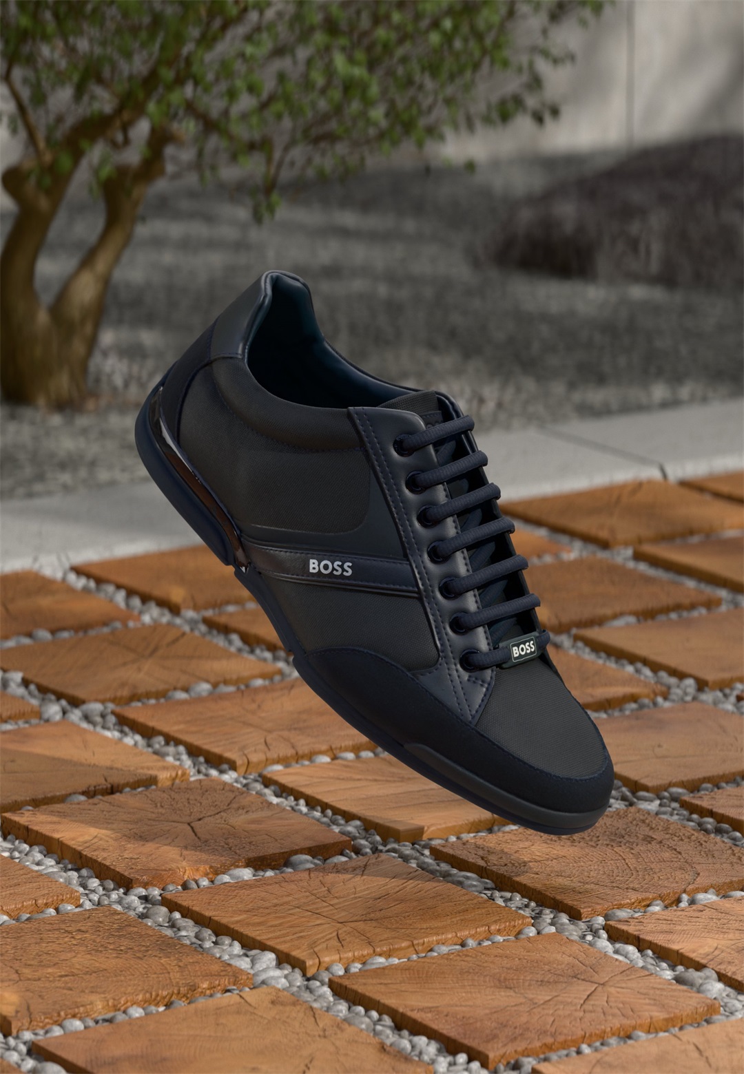 BOSS SATURN - Sneaker low - dark blue/dunkelblau