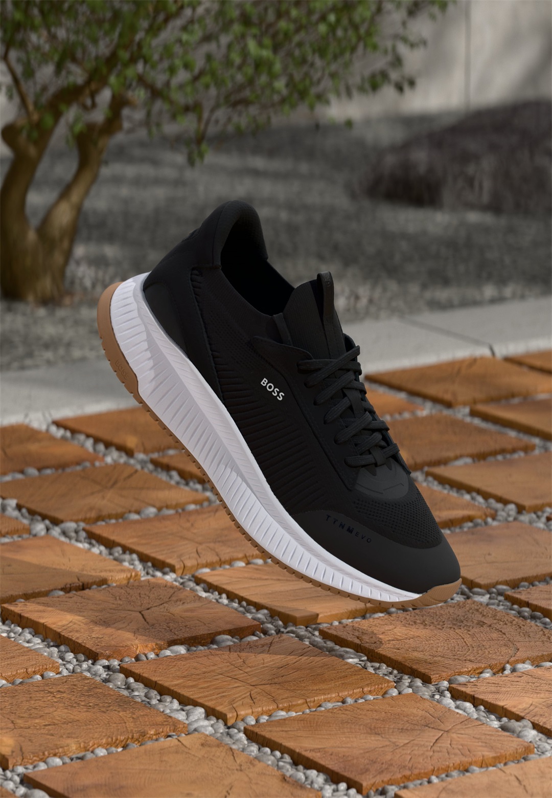 BOSS SLON - Sneaker low - charcoal/anthrazit