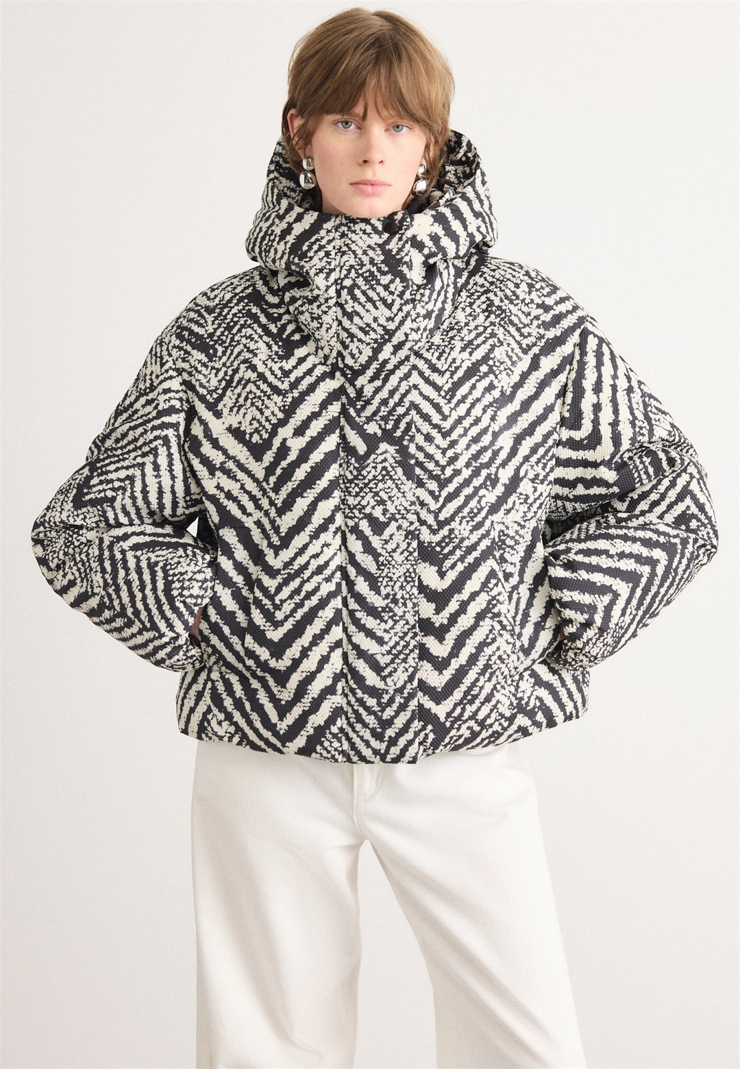 BOSS PAFFIA - Winterjacke - open miscellaneous/schwarz