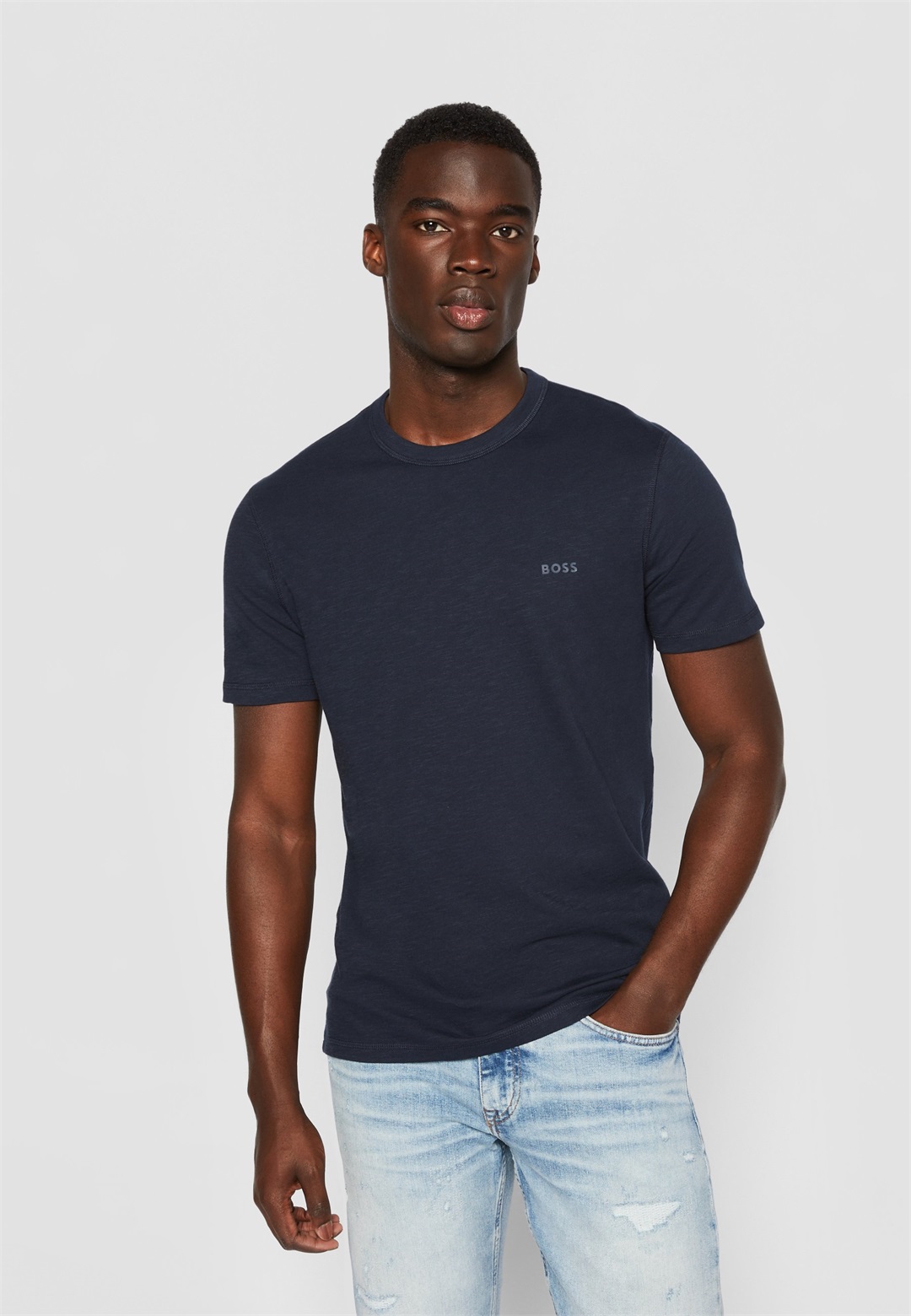 BOSS TEGOOD - T-Shirt basic - dark blue/dunkelblau