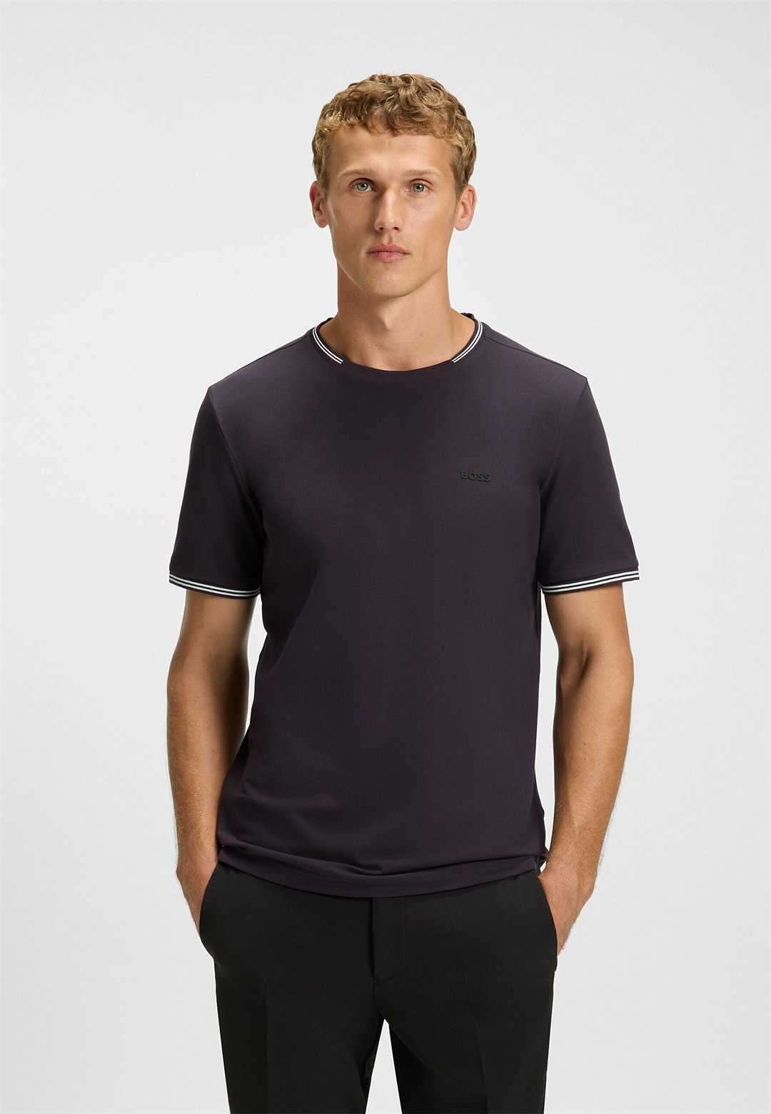 BOSS TAUL - T-Shirt basic - purple seven/lila