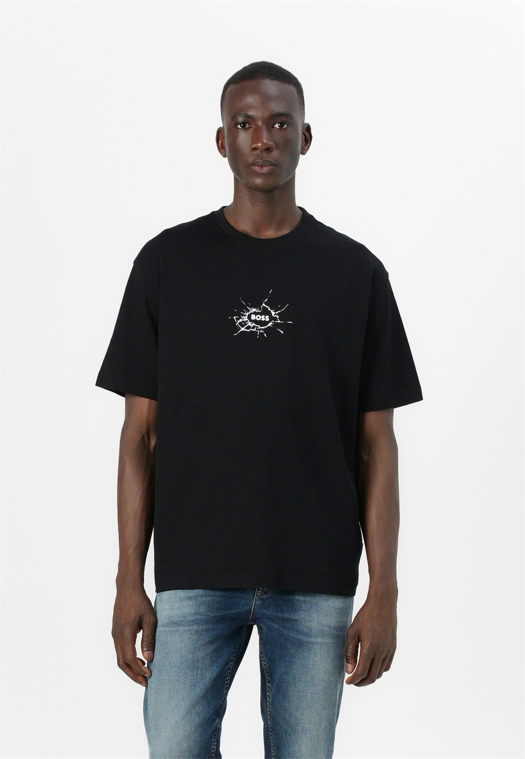 BOSS VOYAGE - T-Shirt print - black/schwarz