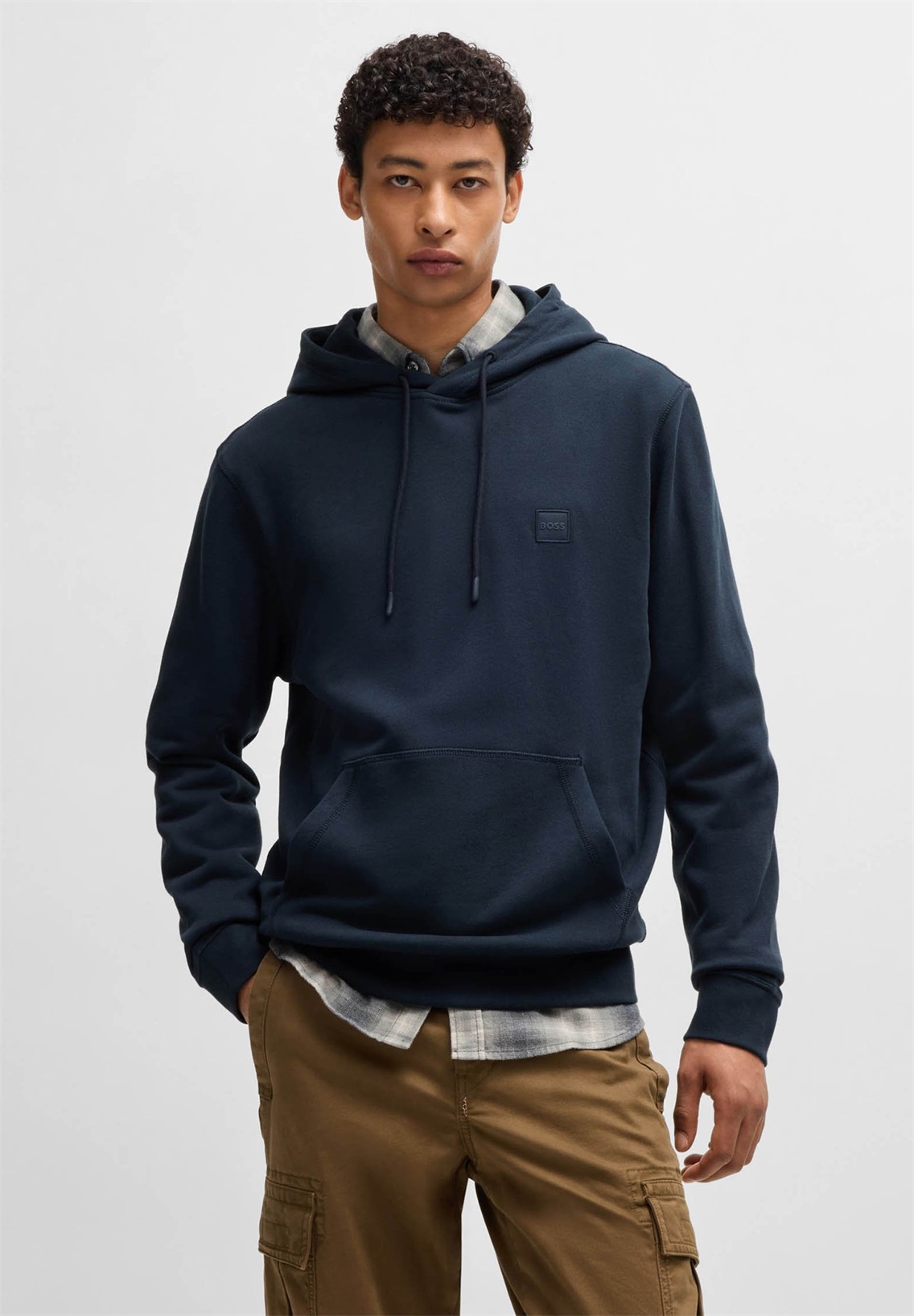 BOSS WETALK - Sweatshirt - marine/dunkelblau