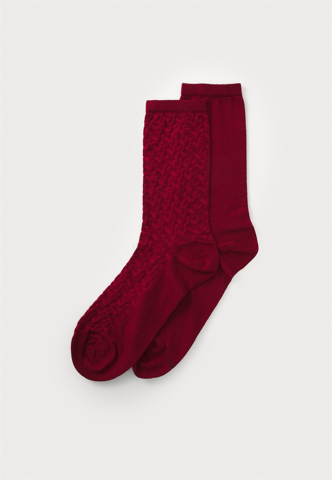 BOSS MONOGRAM 2 PACK - Socken - dark red/dunkelrot