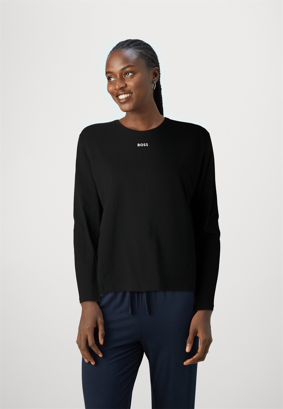 BOSS Nachtwäsche Shirt - black/schwarz