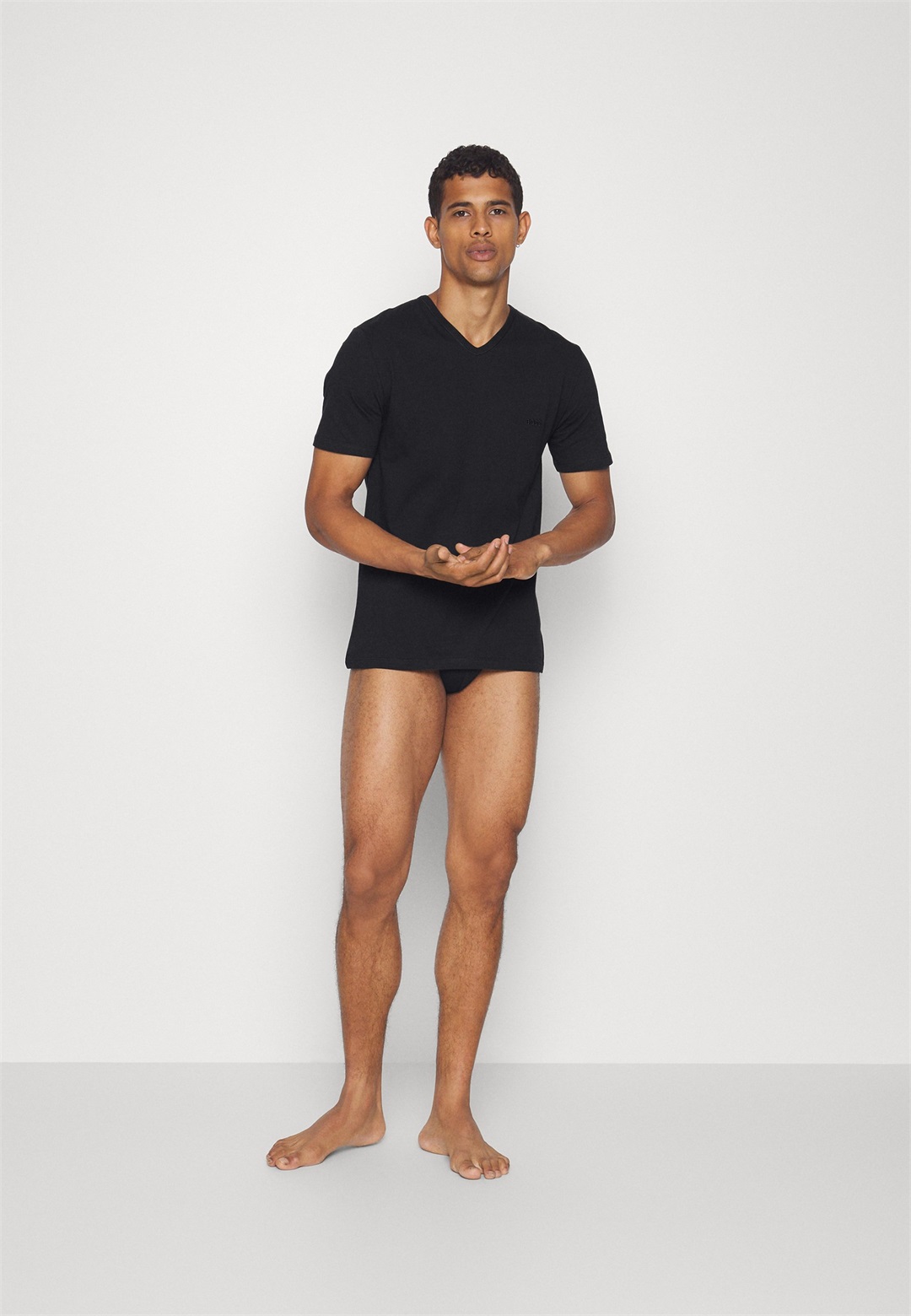 BOSS CLASSIC 3 PACK - Unterhemd/-shirt - black/schwarz