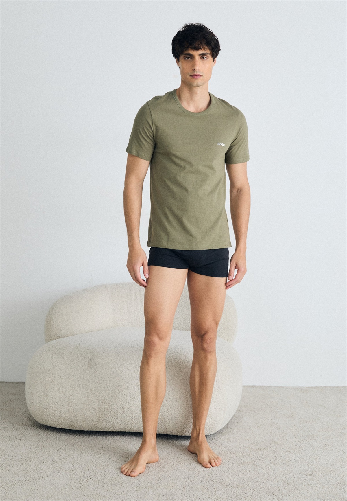 BOSS CLASSIC 3 PACK - Nachtwäsche Shirt - open miscellaneous/mehrfarbig