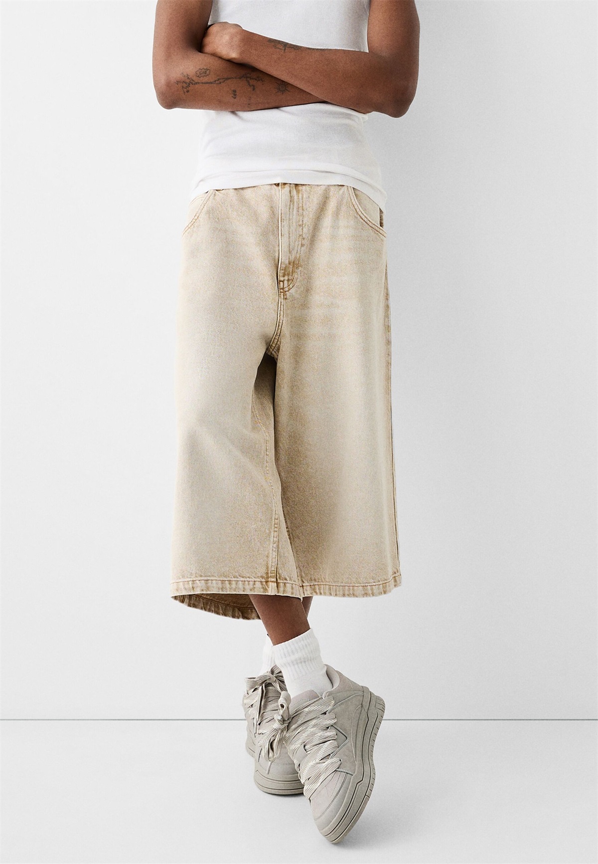 Bershka Skateschuh - grey/grau