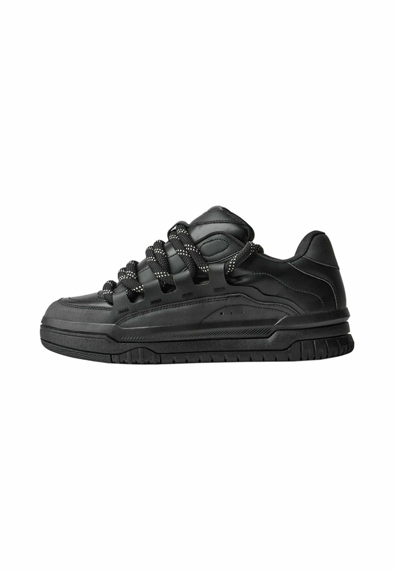 Bershka Sneaker low - black/schwarz