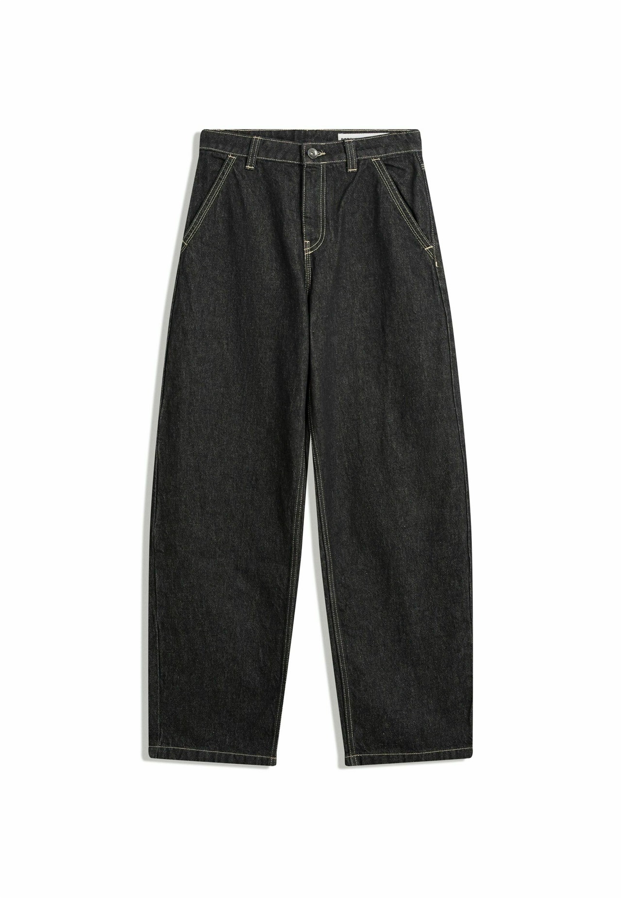 Bershka BALLOON FIT - Baggy Jeans - mottled dark grey/dunkelgrau-meliert