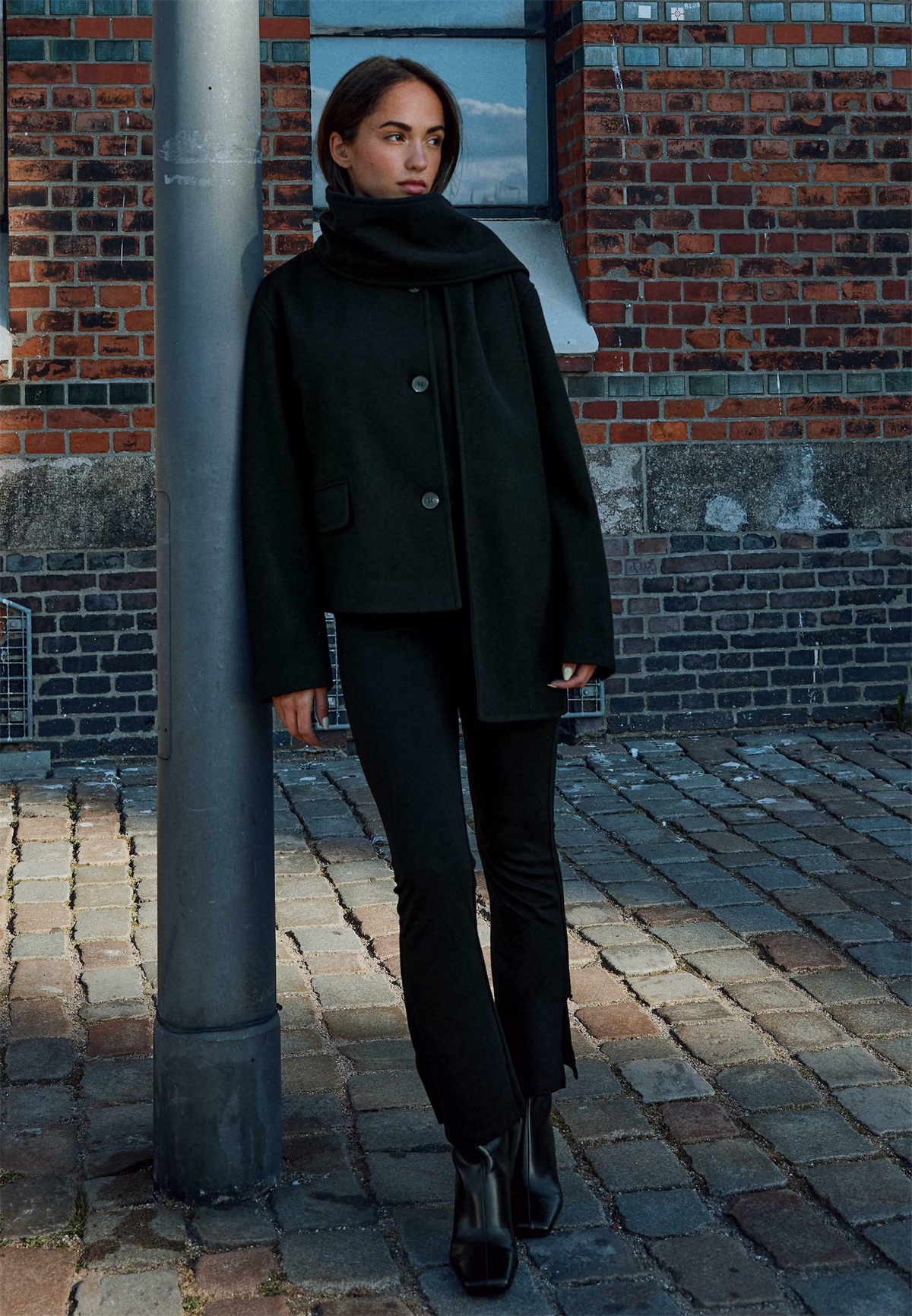 Bershka SET - Übergangsjacke - black/schwarz