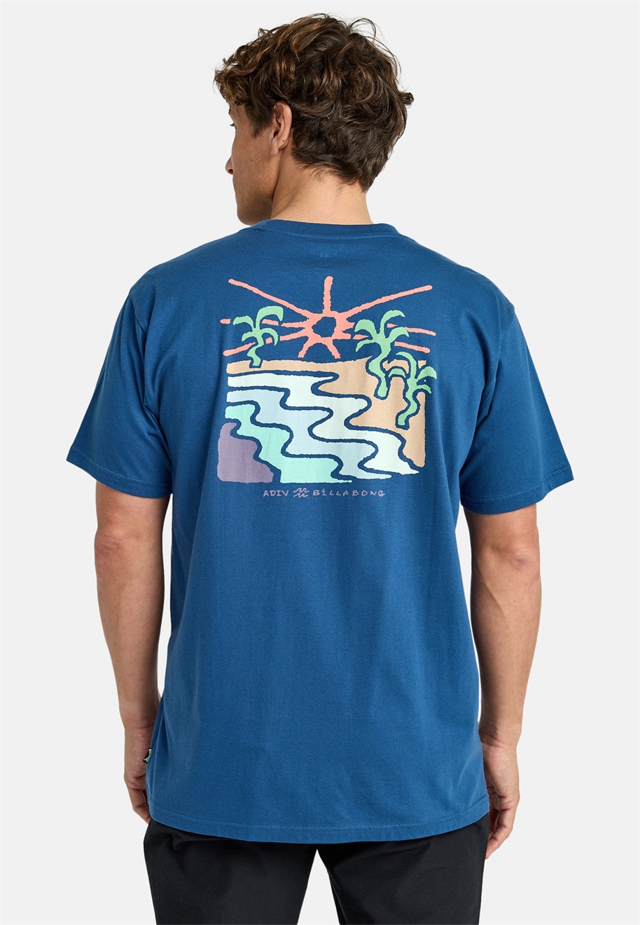 Billabong SHINE SHORT-SLEEVE SCREEN TEE - T-Shirt print - brd0/blau