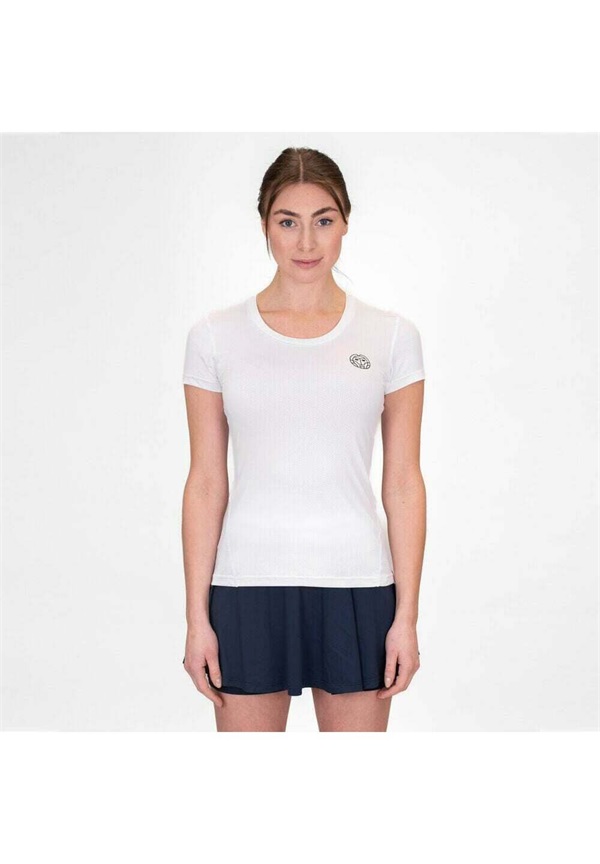 BIDI BADU T-SHIRT CREW - T-Shirt basic - white/weiß