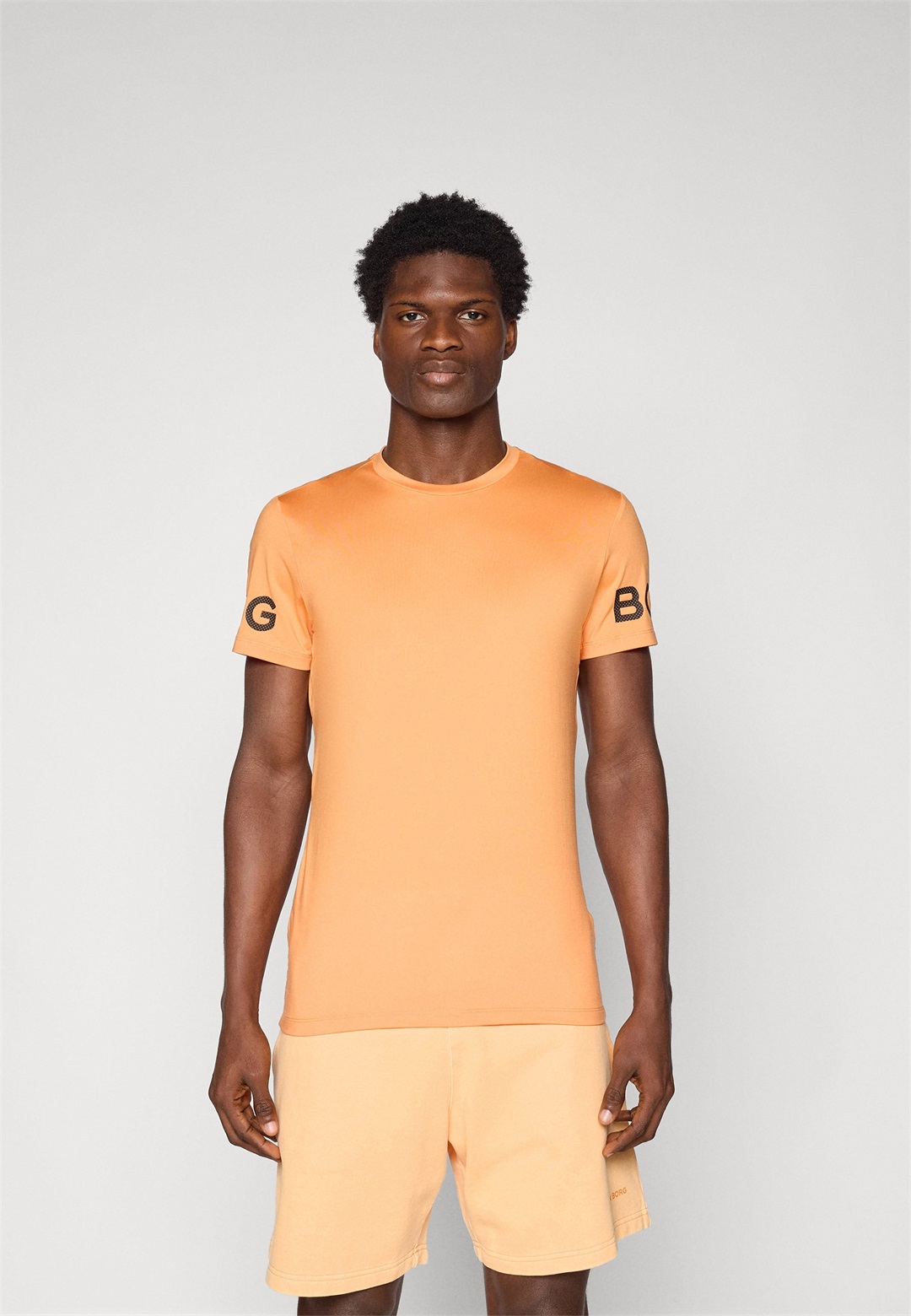 Björn Borg T-Shirt print - papaya/apricot-meliert