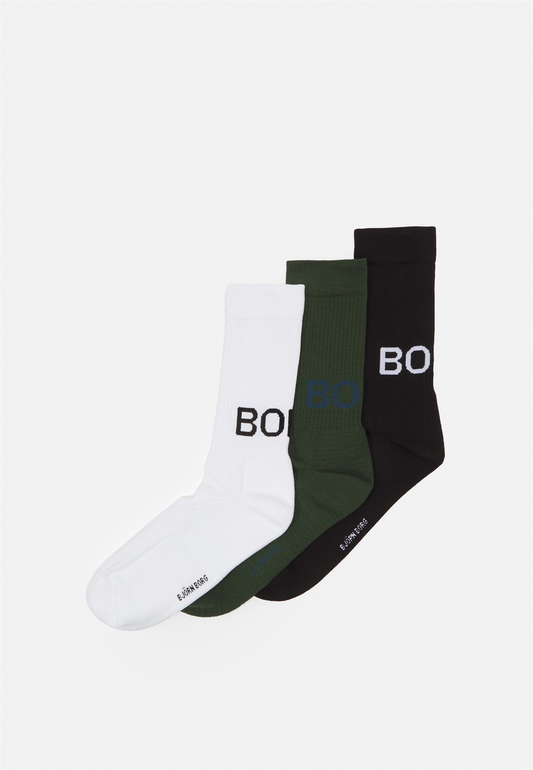 Björn Borg CORE CREW UNISEX 3 PACK - Socken - black/white/weiß