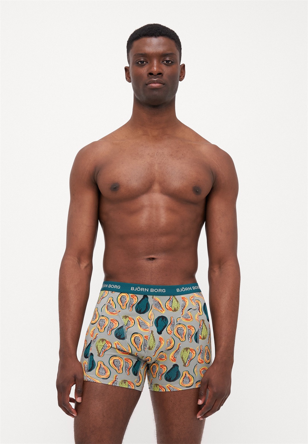 Björn Borg 5 PACK - Boxer Briefs - green/yellow/blue/hellgrau