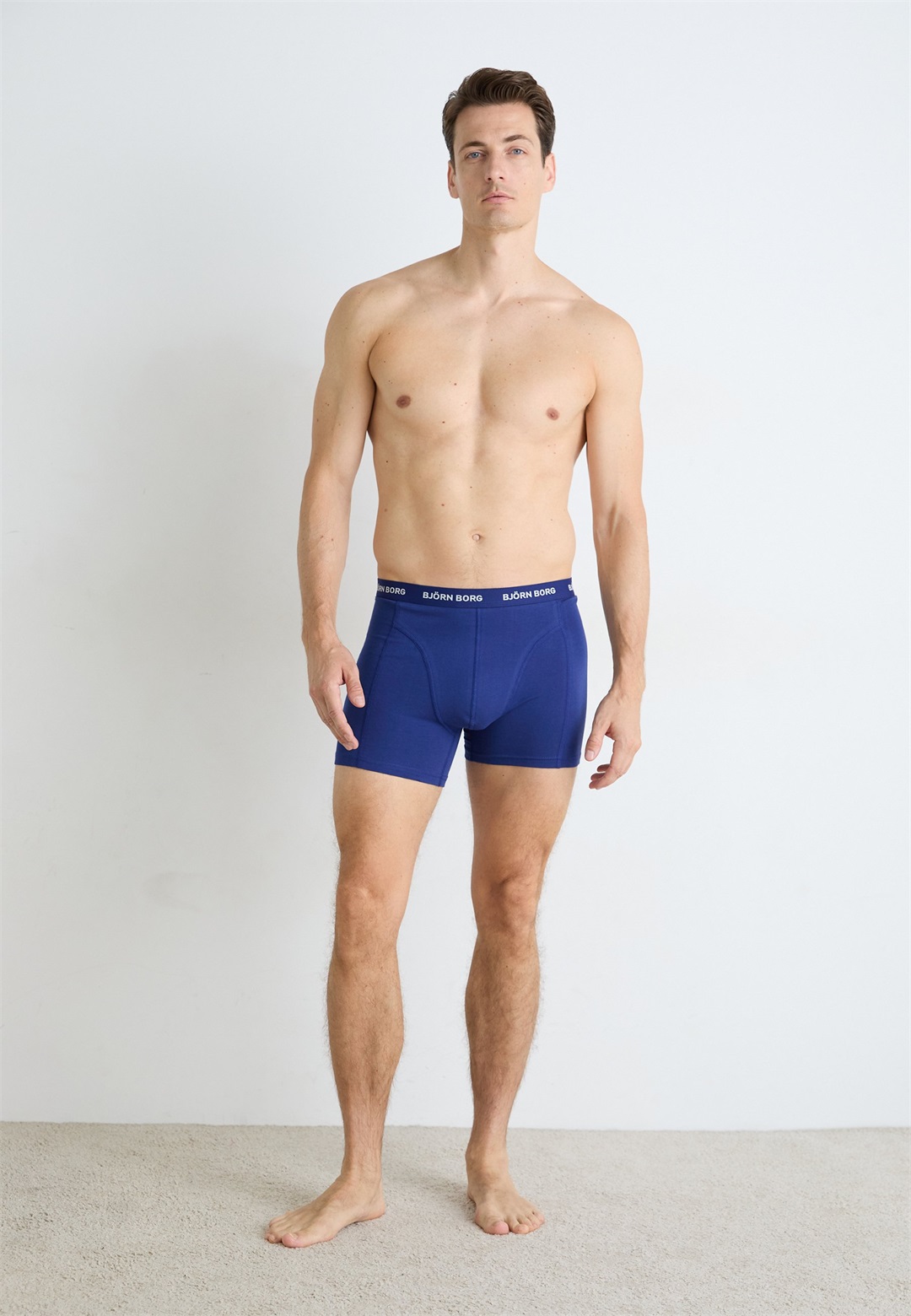 Björn Borg STRETCH BOXER 5 PACK - Panties - black/blue/grey/schwarz