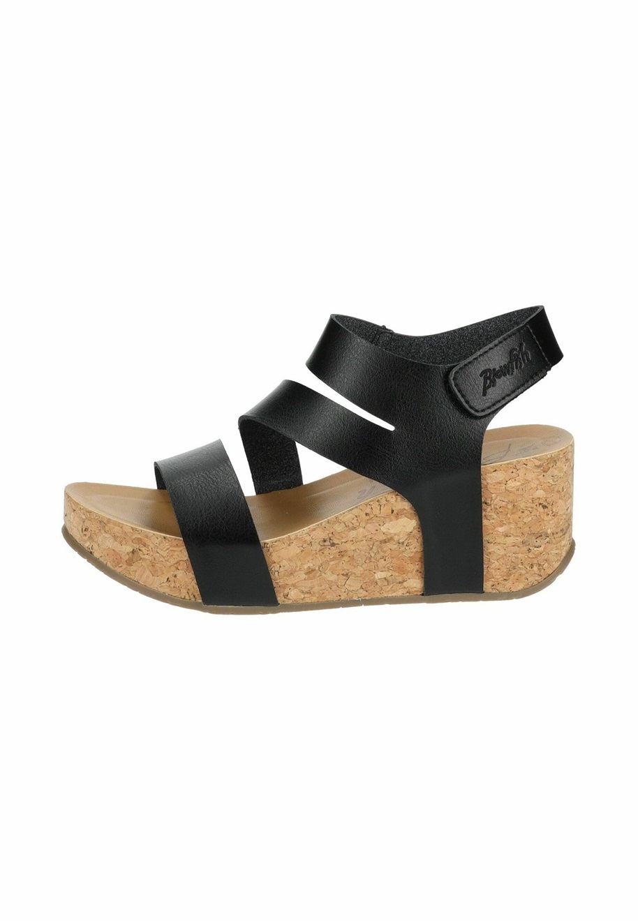 Blowfish Malibu LEELEE - Plateausandalette - black dyecut/schwarz