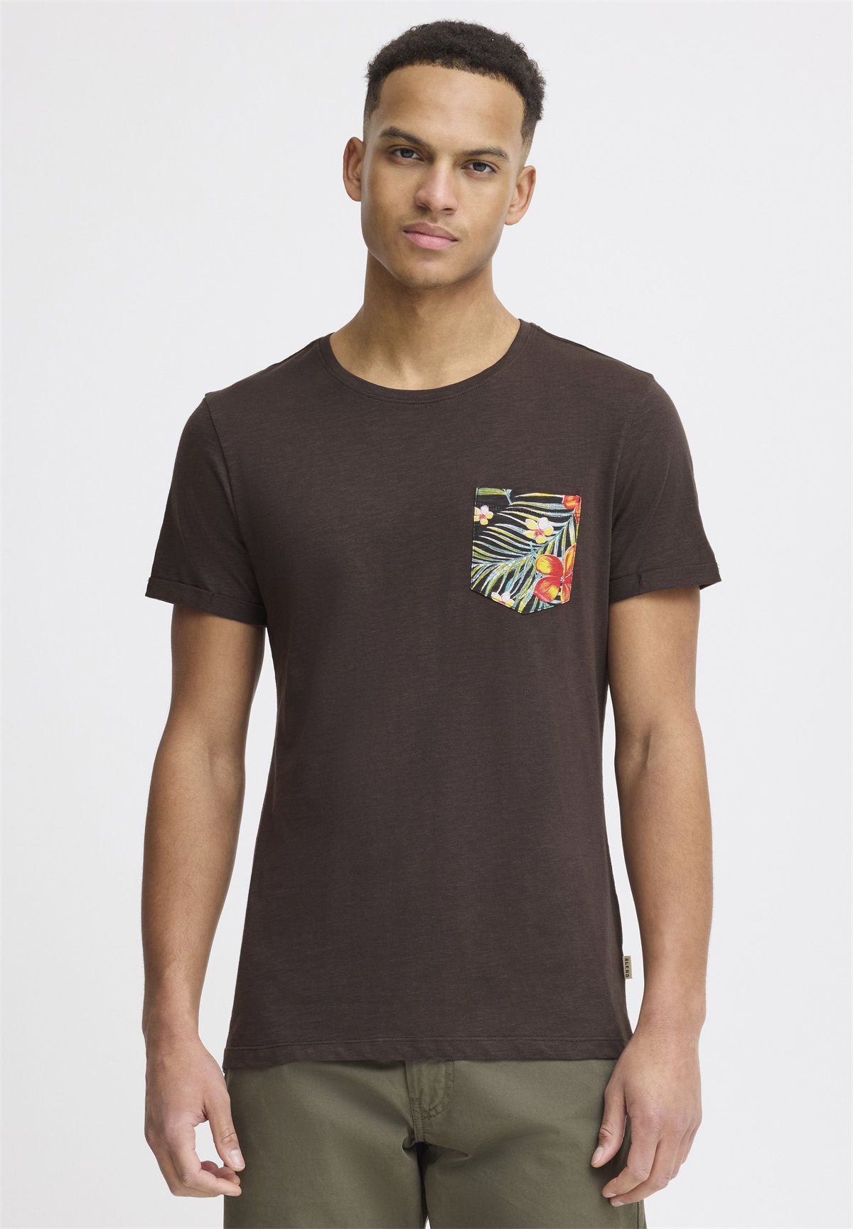 Blend BHFLORENS - T-Shirt print - phantom grey/dunkelgrau