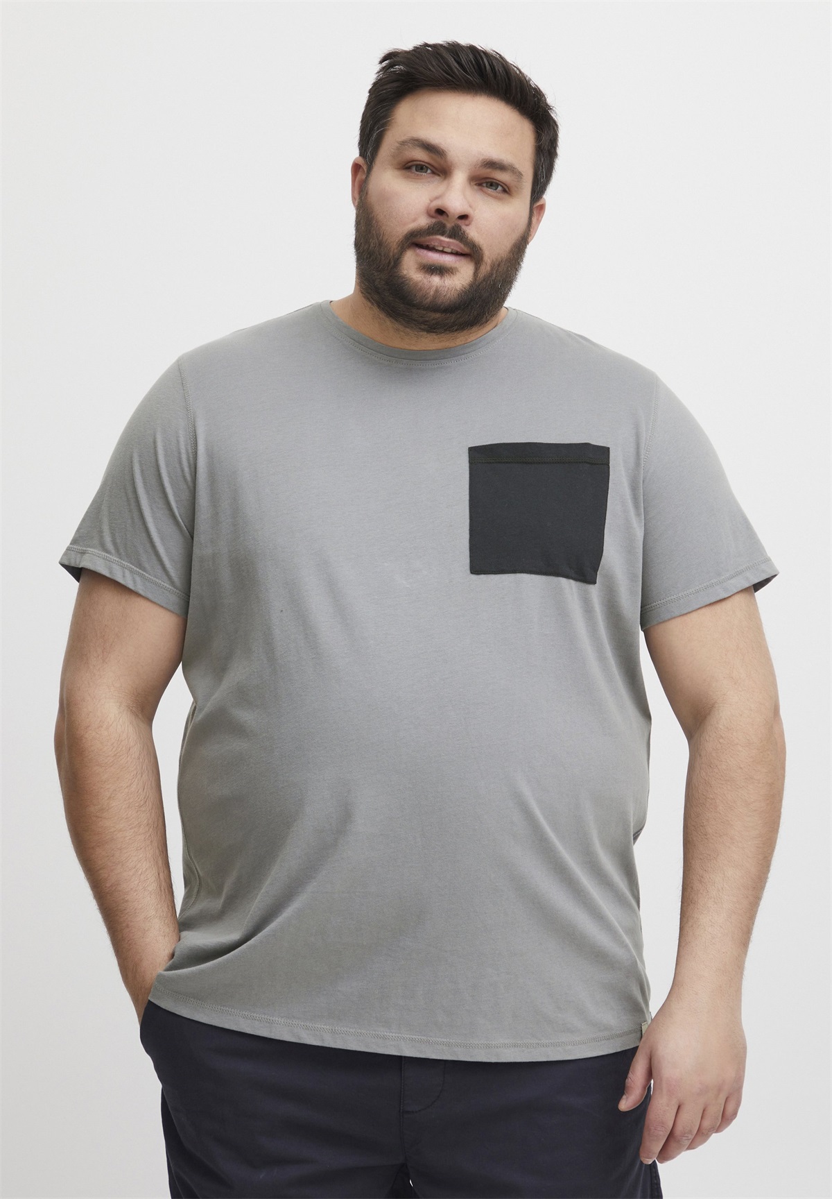 Blend BHBBENEDIKT - T-Shirt print - quiet shade/grau