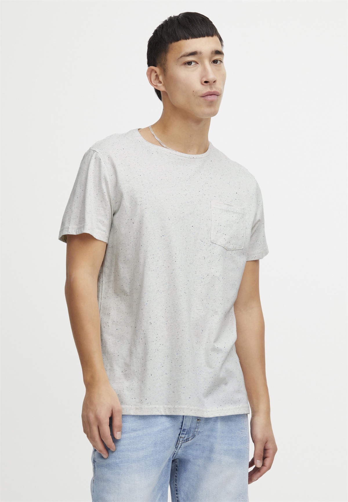 Blend BHTEE - T-Shirt print - snow white/weiß