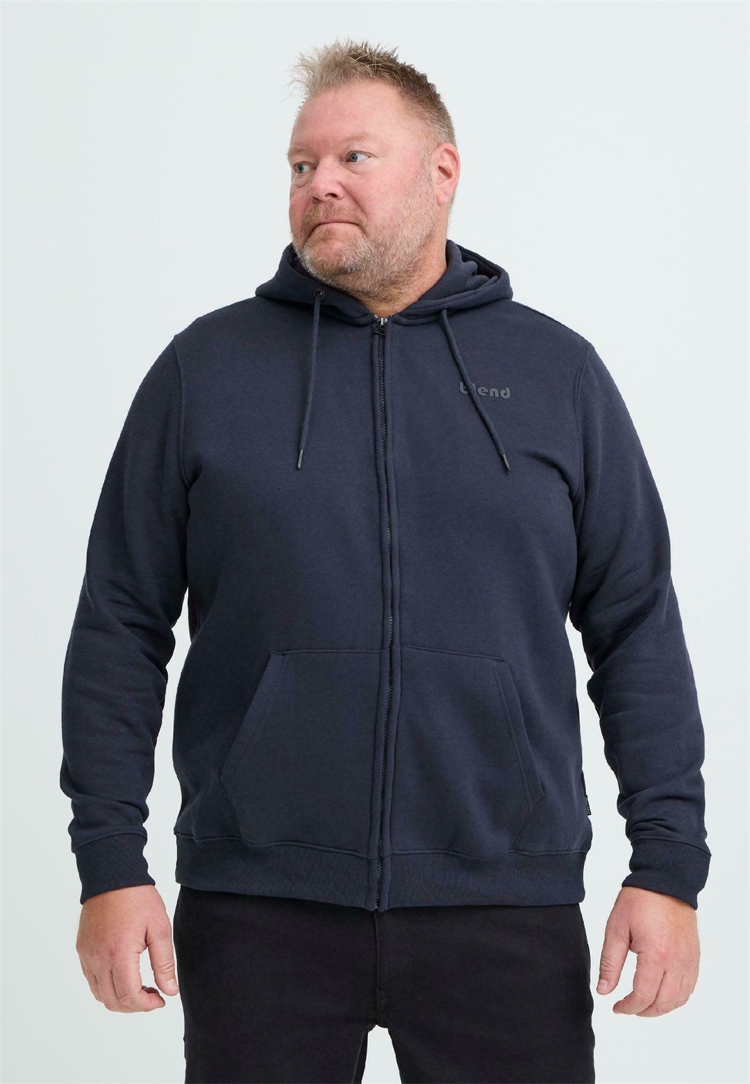 Blend BHDOWNTON FULLZIP - Sweatjacke - dark navy/blau