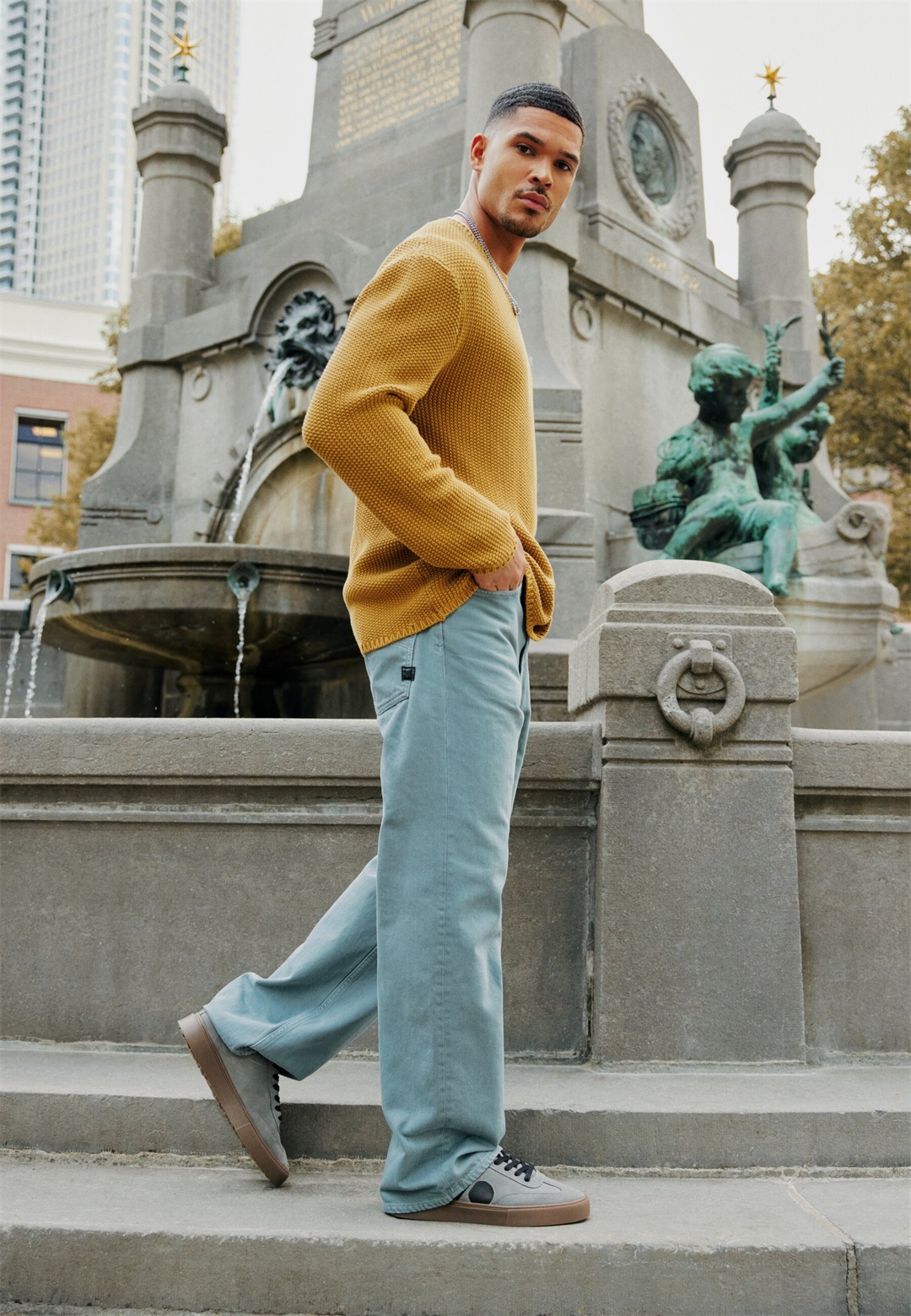 Blackstone Sneaker low - gun metal/grau