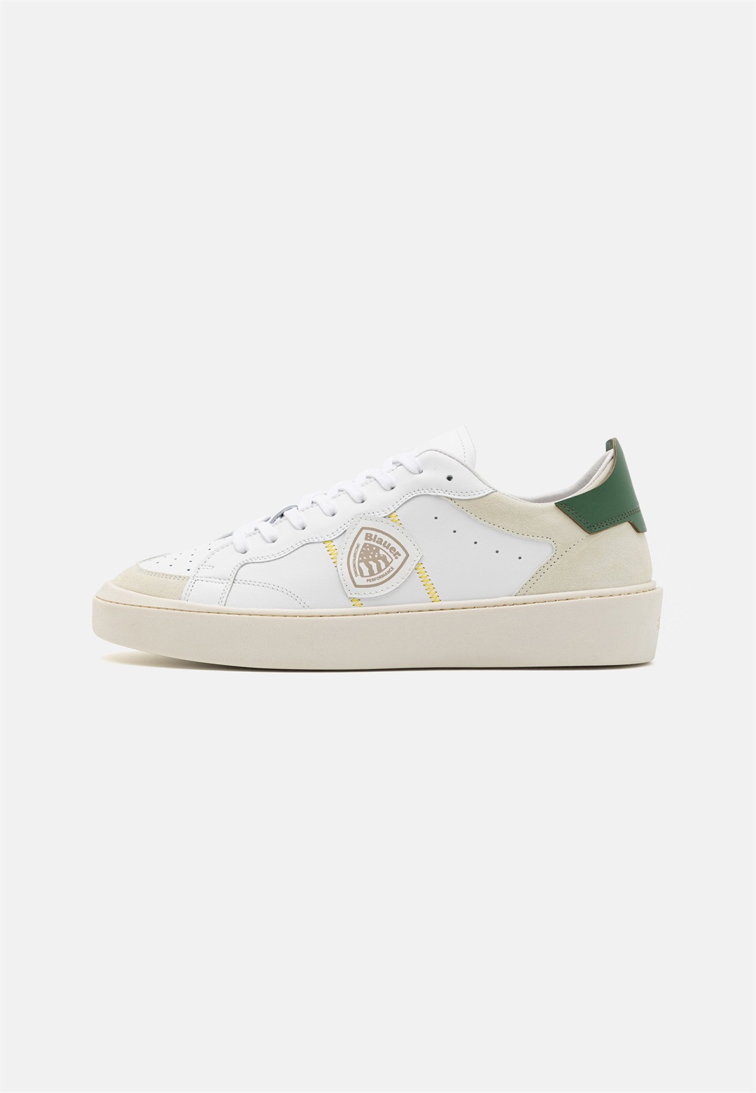 Blauer STATEN - Sneaker low - white/green/weiß