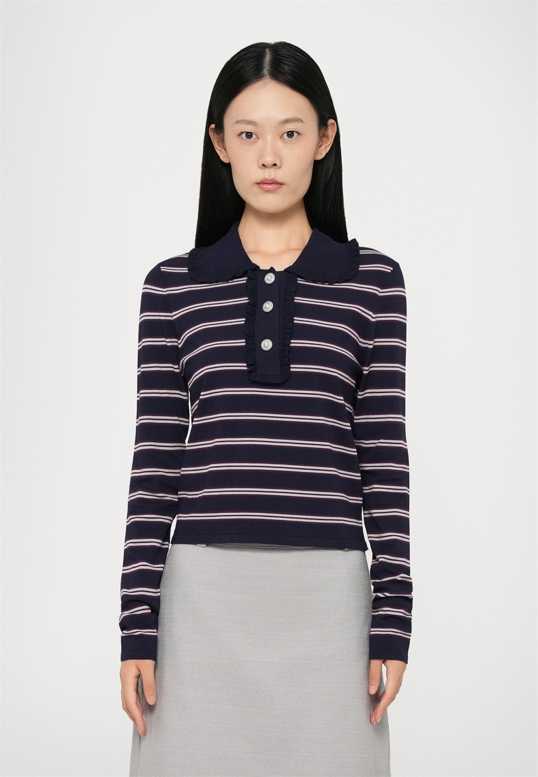 Baum und Pferdgarten CATARIN - Langarmshirt - navy plum/blau