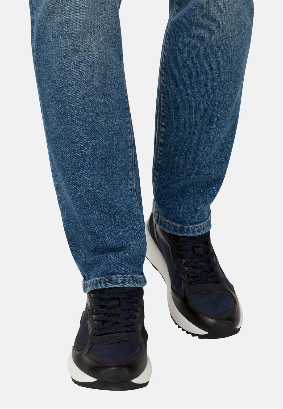 Boggi Milano Sneaker low - navy blue/blau