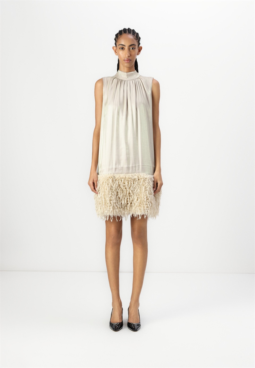 Bruuns Bazaar KASSIANI NARINE DRESS - Cocktailkleid/festliches Kleid - gold sand/beige