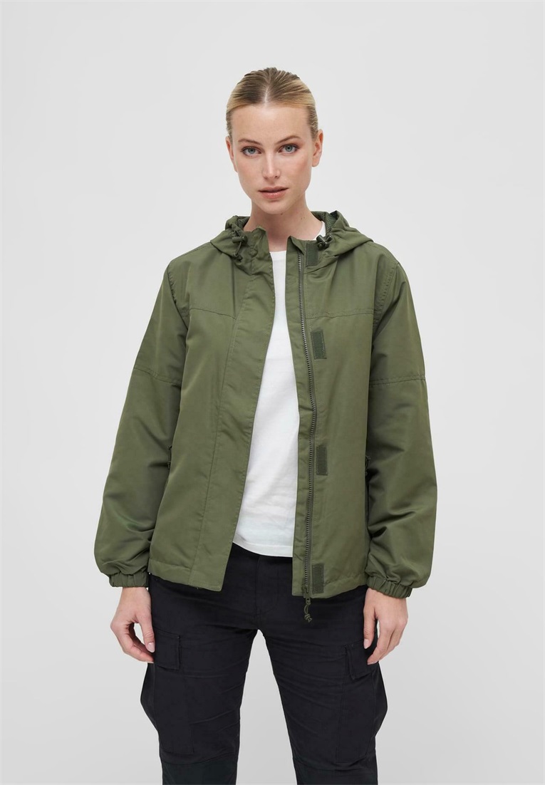 Brandit WINDBREAKER FRONTZIP - Leichte Jacke - olive/oliv