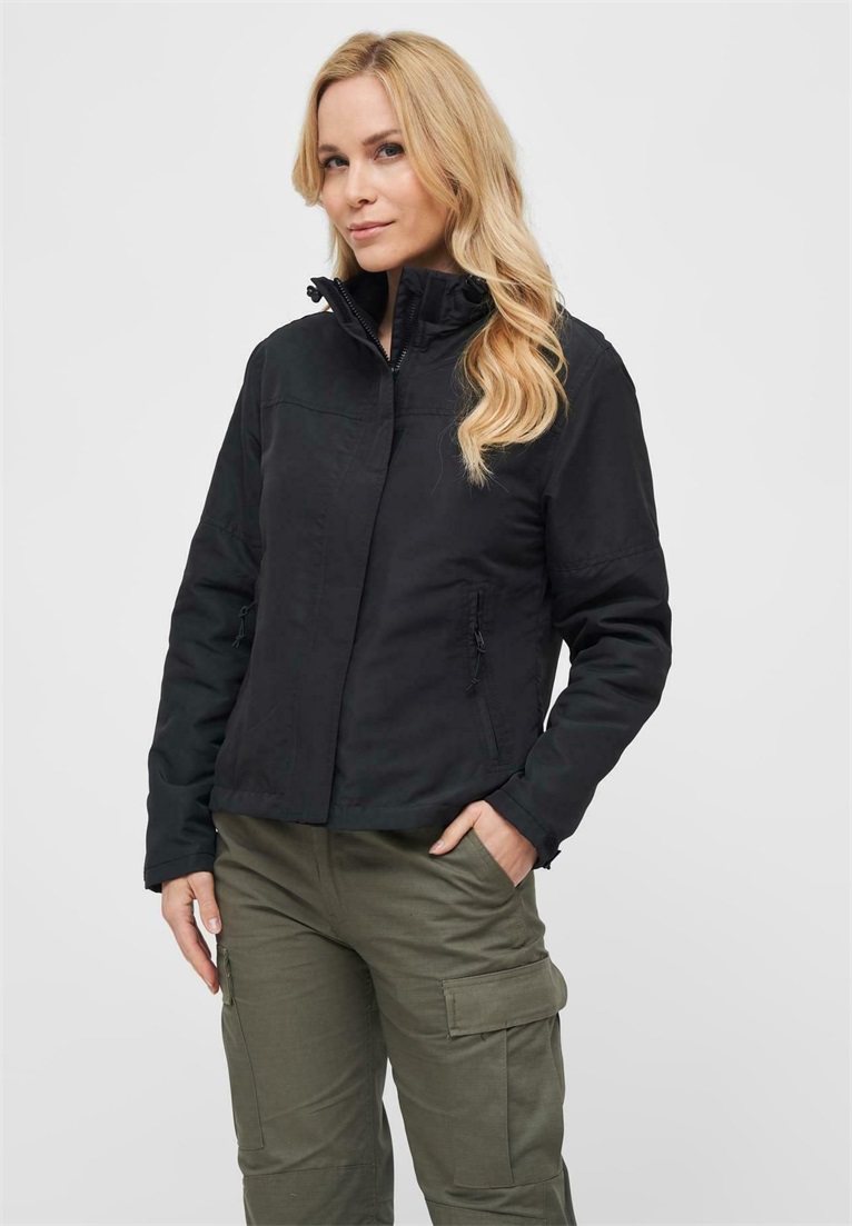 Brandit FRONTZIP - Übergangsjacke - black/schwarz