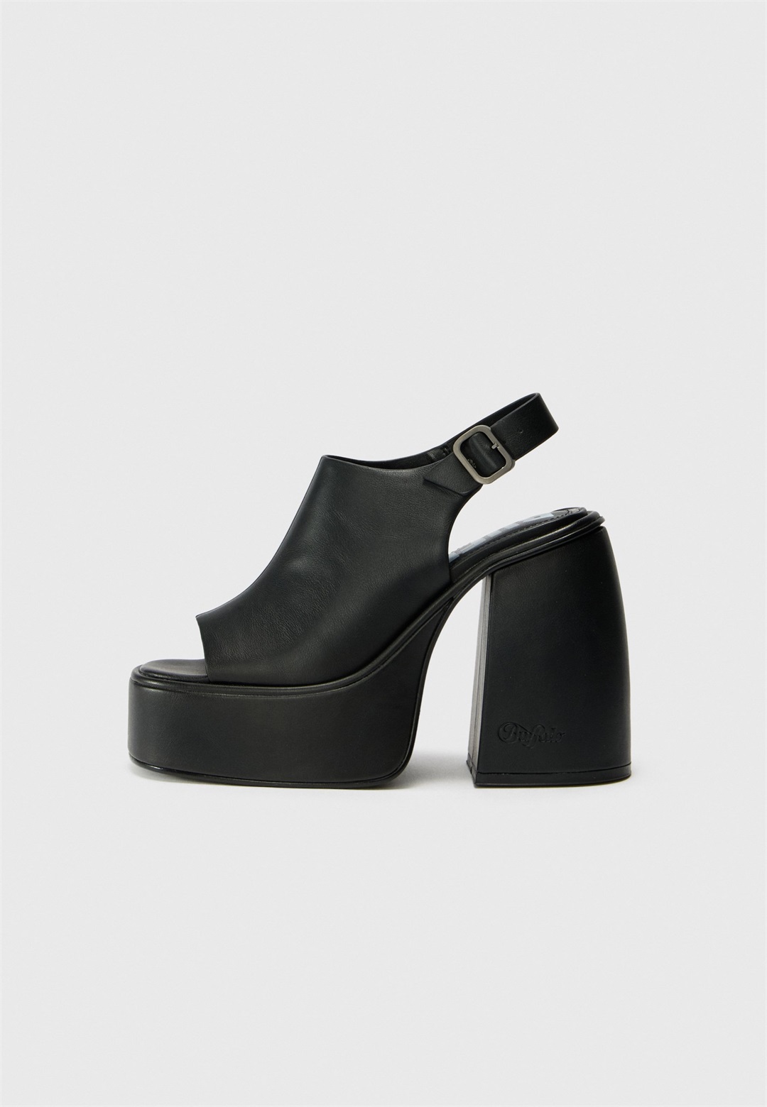 Buffalo HEART 2 - Plateausandalette - black/schwarz